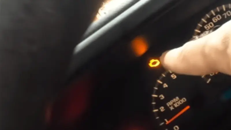 silverado check engine light flashing then stops