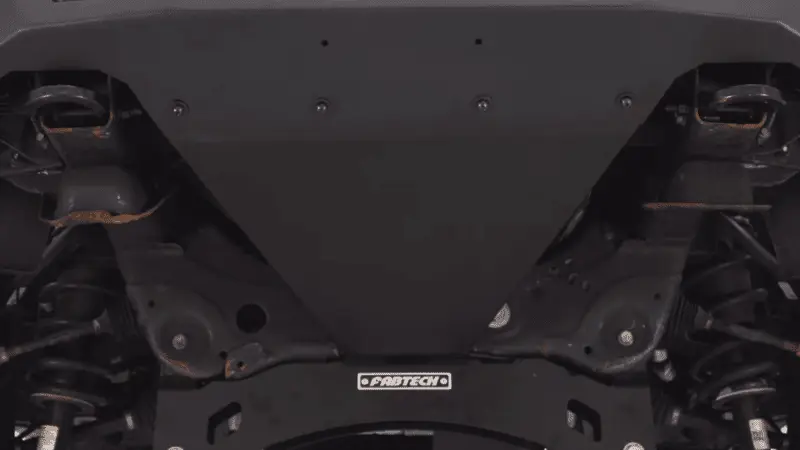 chevy silverado inspect the skid plate